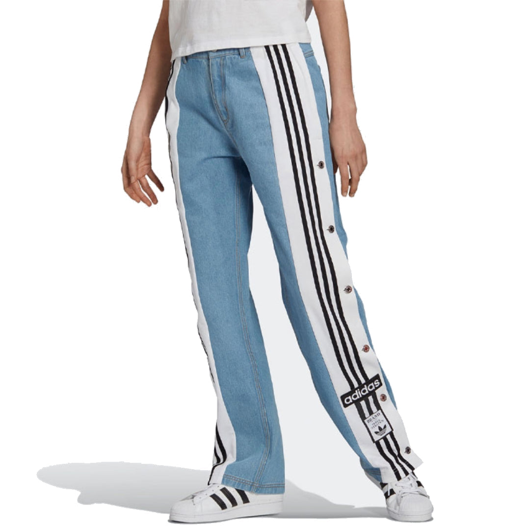 (WMNS) adidas Denim Adibreak Pants Asia Sizing 'Blue White' H59020