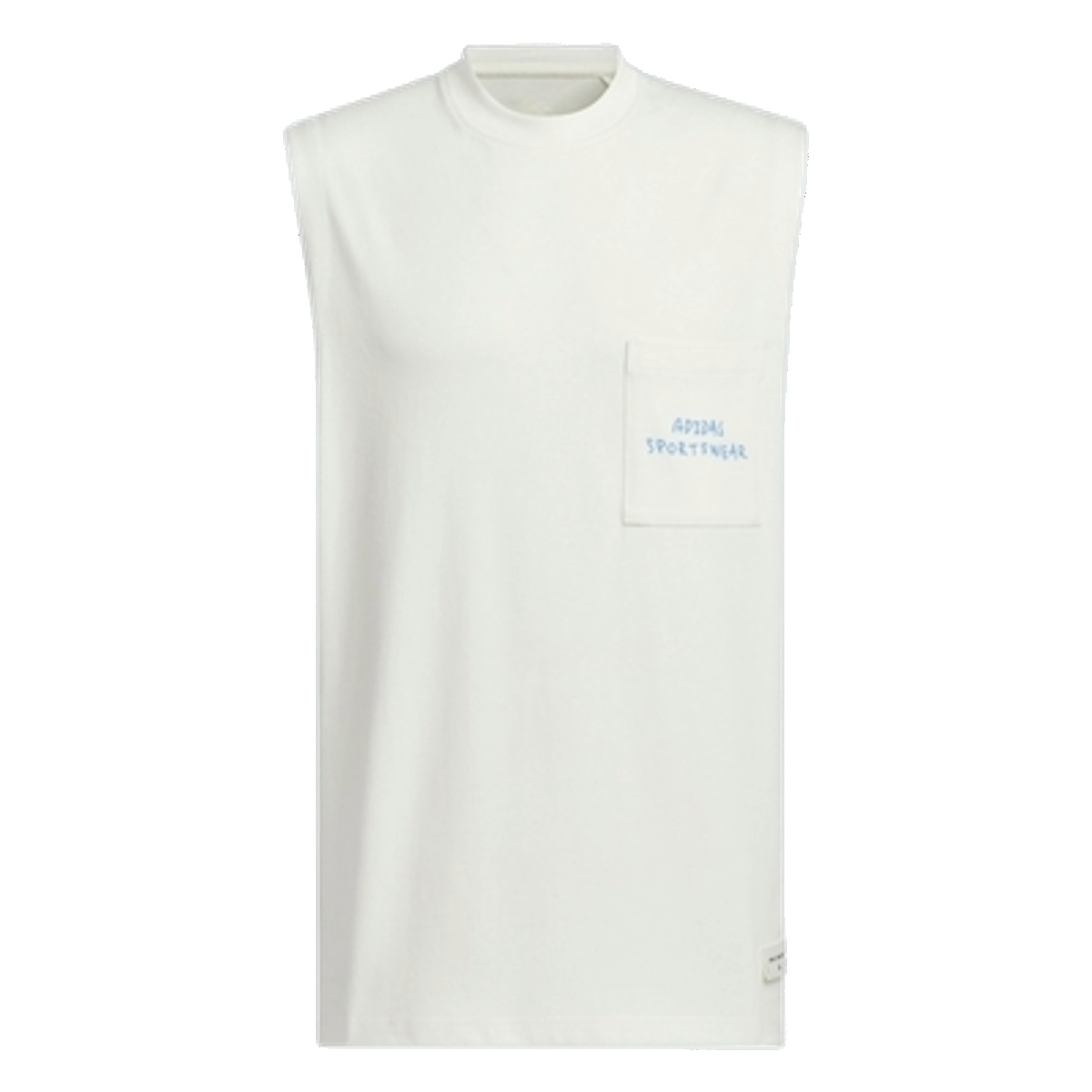 adidas Graphic Tank Top Asia Sizing 'White Blue' JP2642