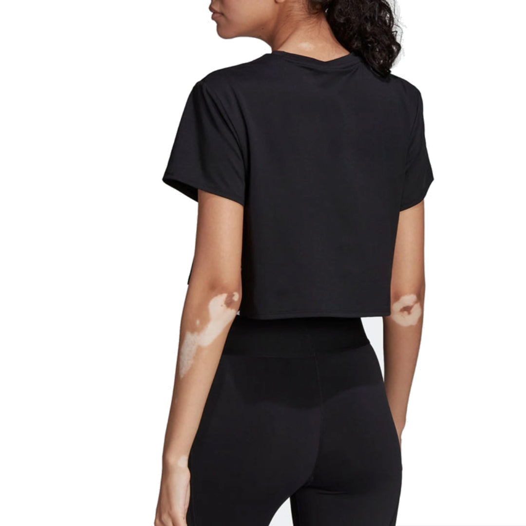 (WMNS) adidas Novelty Training T-Shirt Asia Sizing 'Black White' HC0393