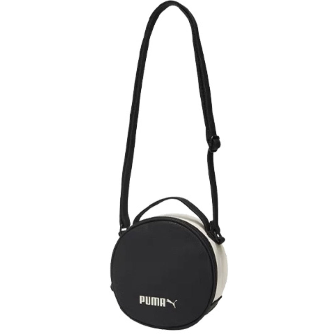 (WMNS) PUMA Prime Classics Round Case Bag 'Black White' 075586-01
