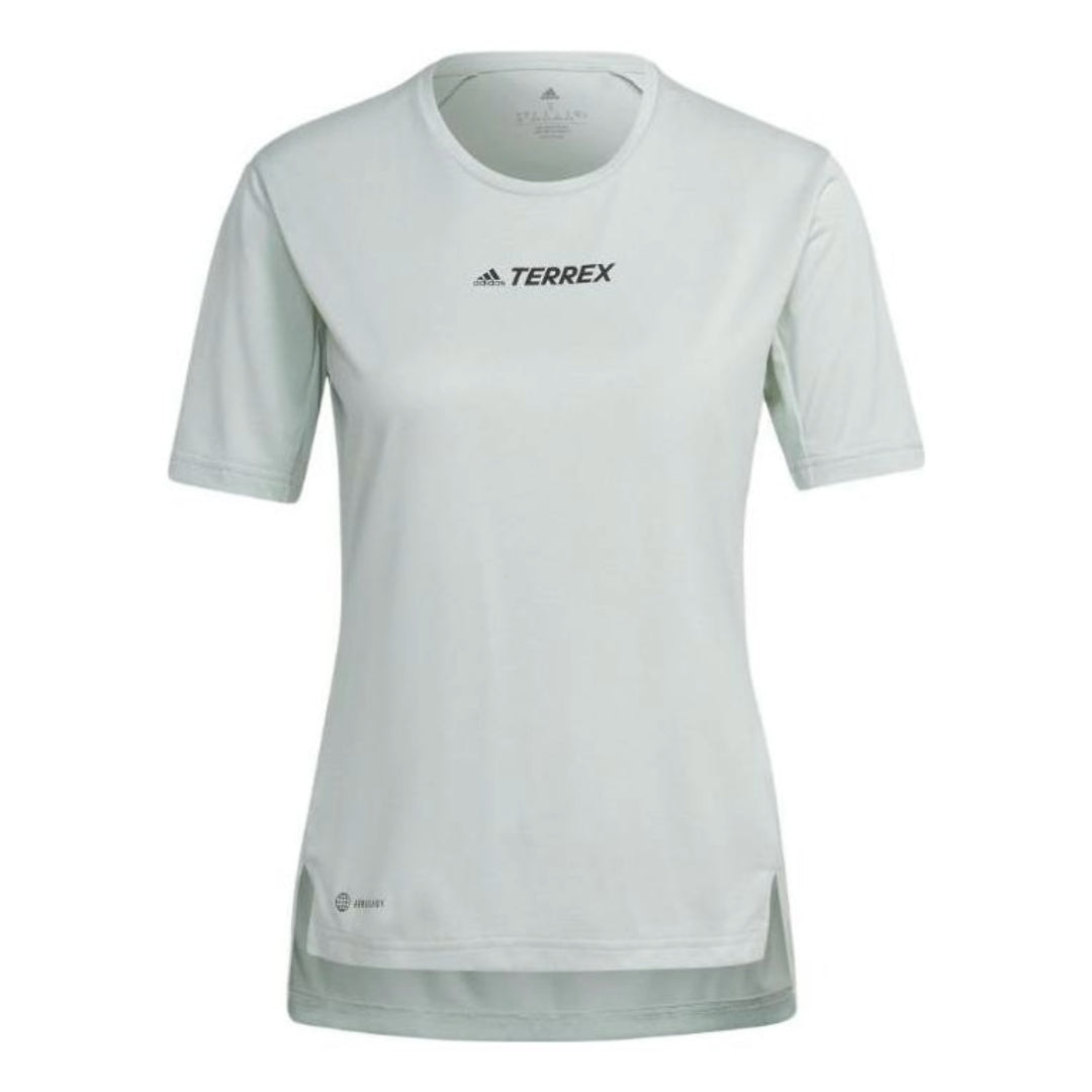 (WMNS) adidas Terrex Multi T-Shirt Asia Sizing 'Green' HI5504