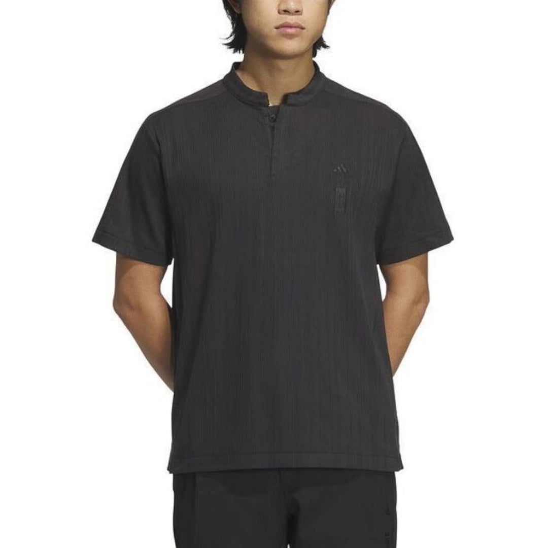 adidas Wuji Jaq Polo Shirt Asia Sizing 'Black' IW1514