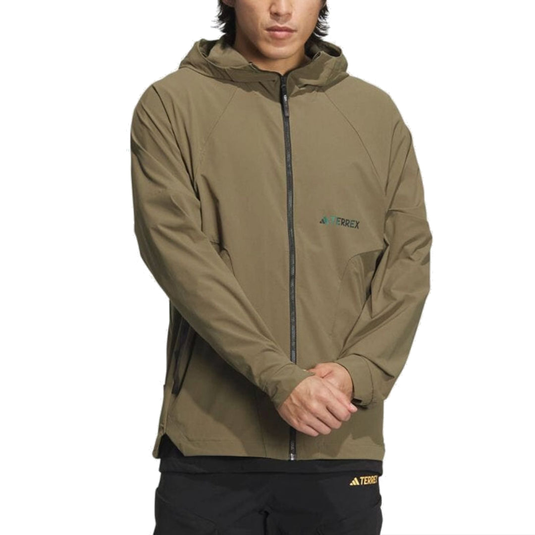 adidasTerrex Camfix Hooded Jacket 'Olive Green' IC1968