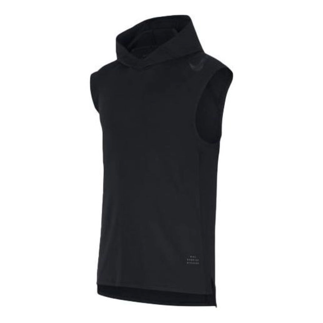 Nike Run Division Element Sleeveless Hoodie 'Black' 892854-010