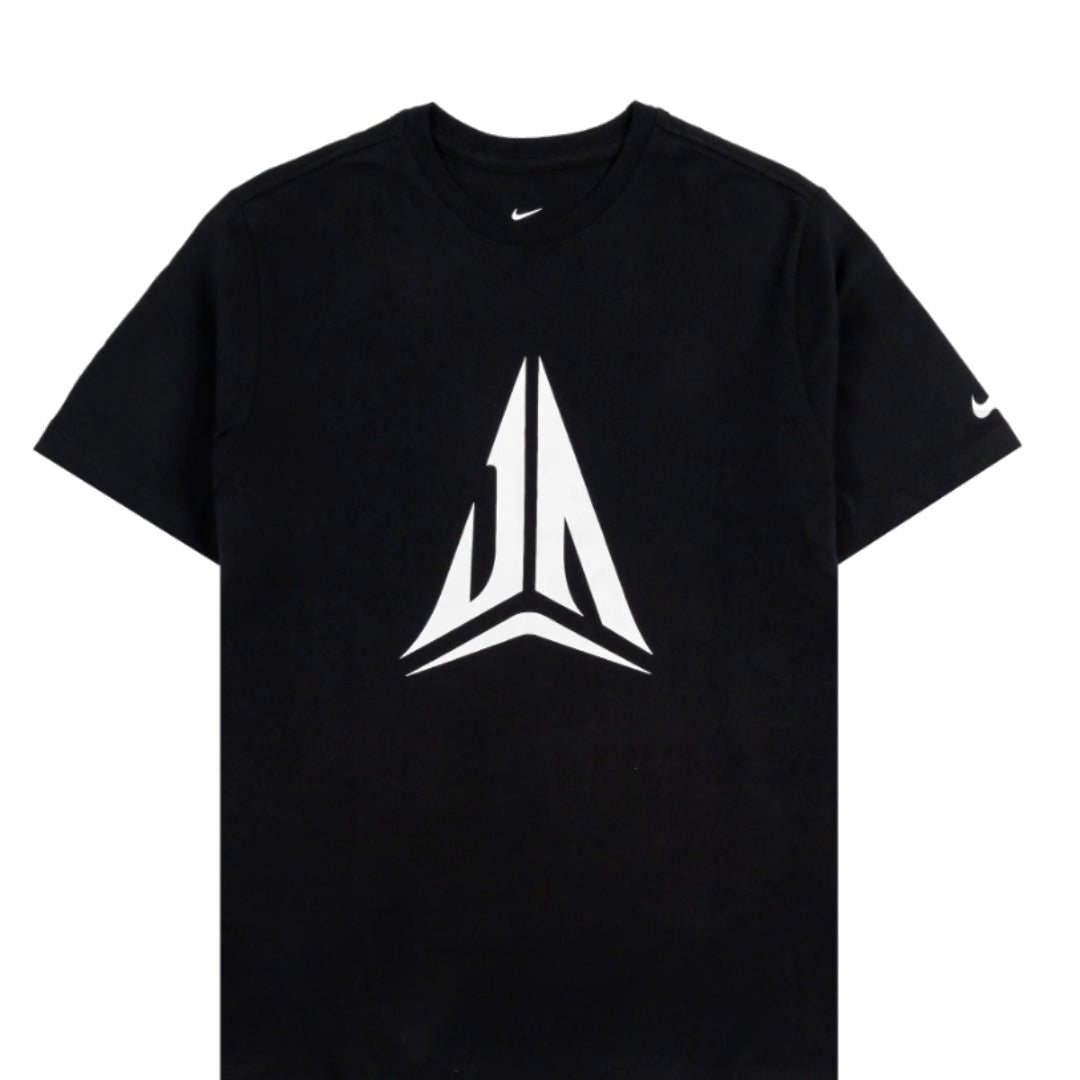 Nike JA Morant Mens Short Sleeve T-Shirt 'Black White' FD0056-010