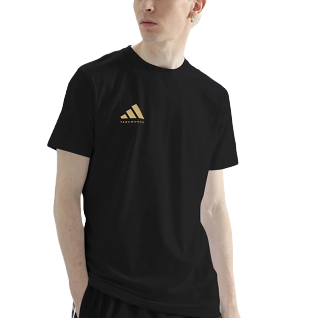 adidas Sports T-Shirt Asia Sizing 'Black Gold' ADICLTS24CTK-BG