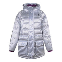 (WMNS) Converse Iridescent Sideline Down Jacket Asia Sizing 'Silver' 10006987-A01