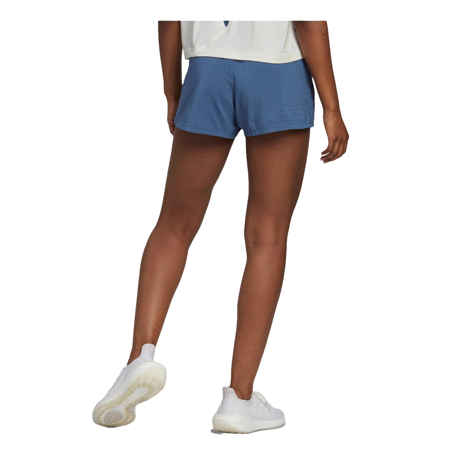 (WMNS) adidas Perforated Pacer Shorts Asia Sizing 'Blue' HM4511