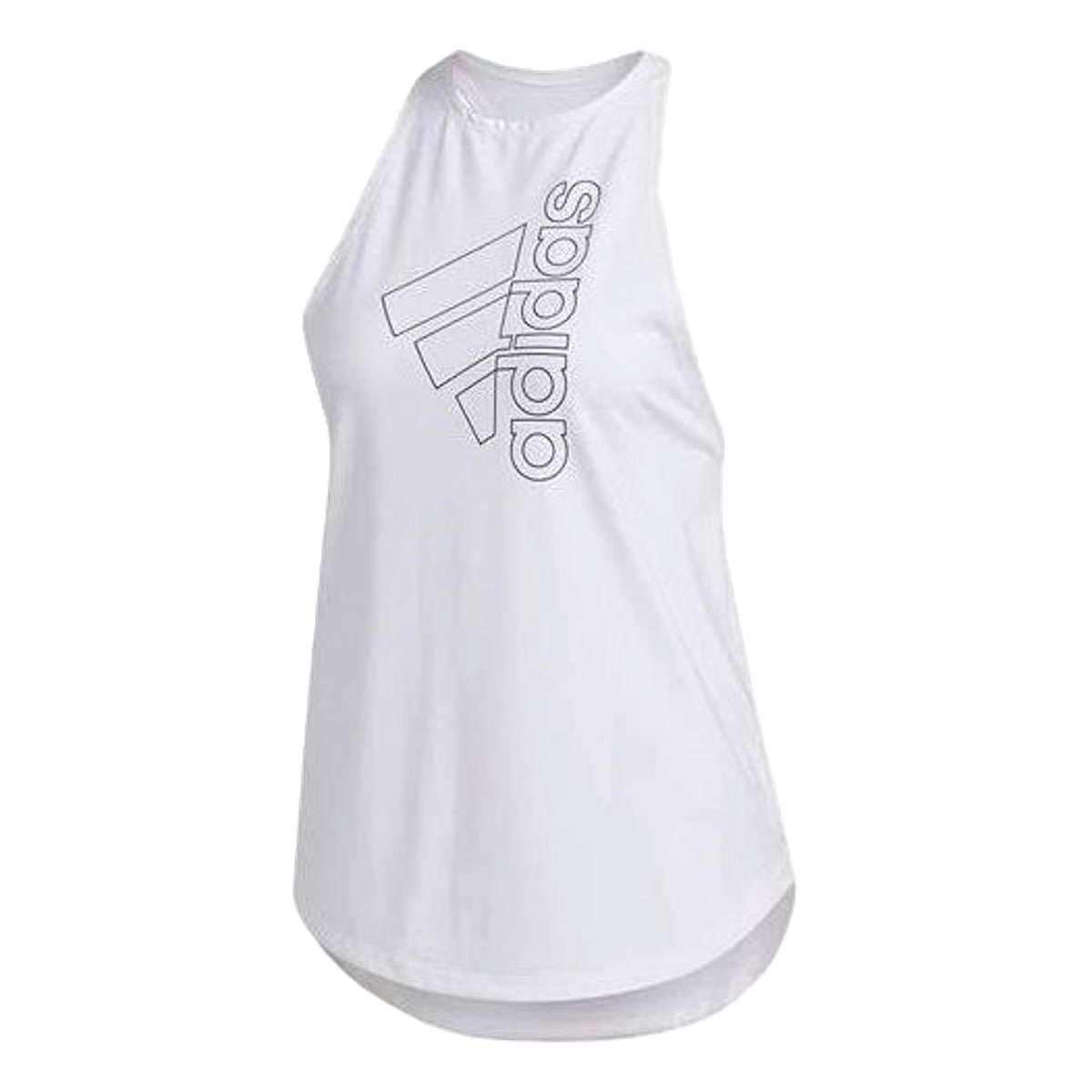 (WMNS) adidas Badge of Sport Tank Top Asia Sizing 'White' FQ1996