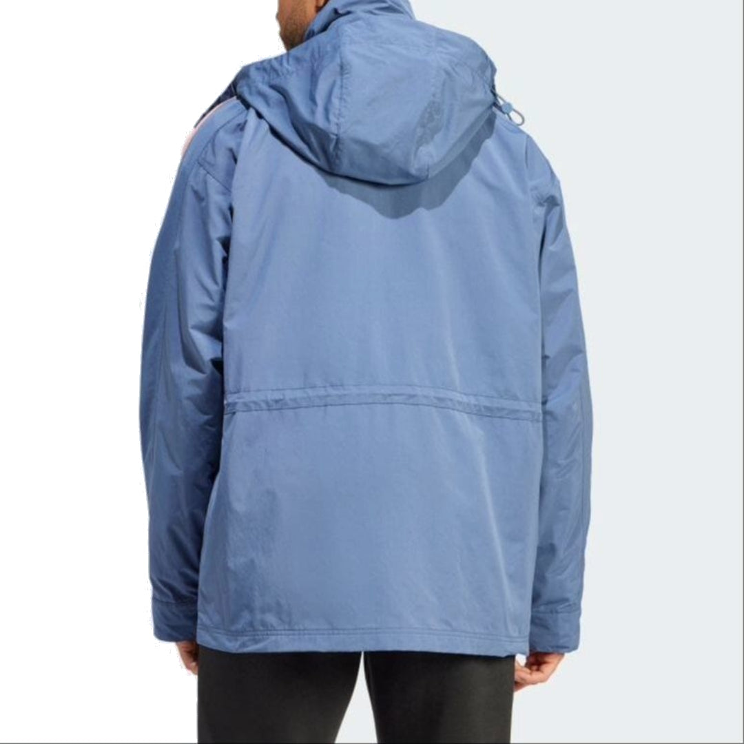 adidas Premium Windbreaker Jacket Asia Sizing 'Teal Pink' IR9397