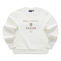 (WMNS) FILA FUSION Letter Printed Sweater 'White' T11W345212F-WT