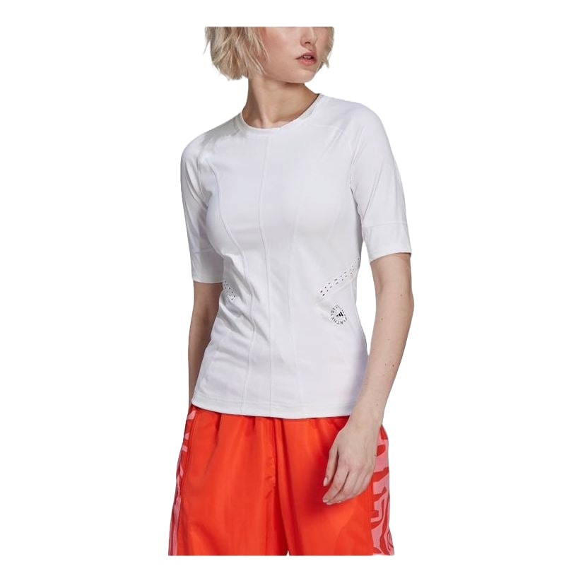 (WMNS) adidas by Stella McCartney TruePurpose Training T-Shirt Asia Sizing 'White' HF4218