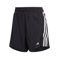 (WMNS) adidas AEROREADY Hyperglam 5-Inch Woven Shorts Asia Sizing 'Black White' IB0697
