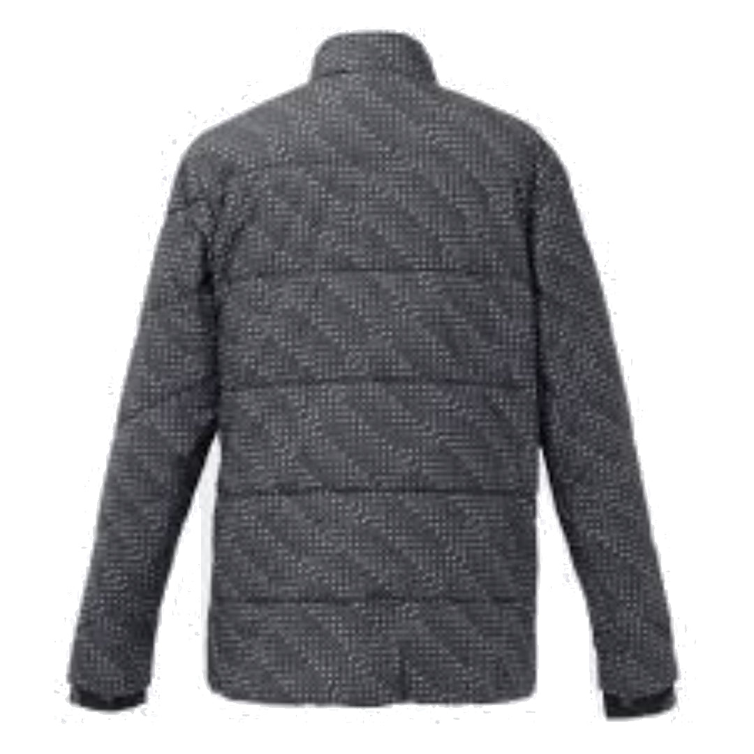 adidas Graphic Full-Zip Long Sleeve Padded Jacket 'Black' HY0979