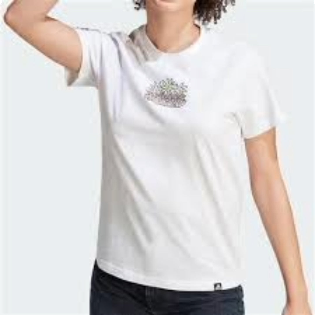 (WMNS) adidas Doodle T-Shirt Asia Sizing 'White' IB4885