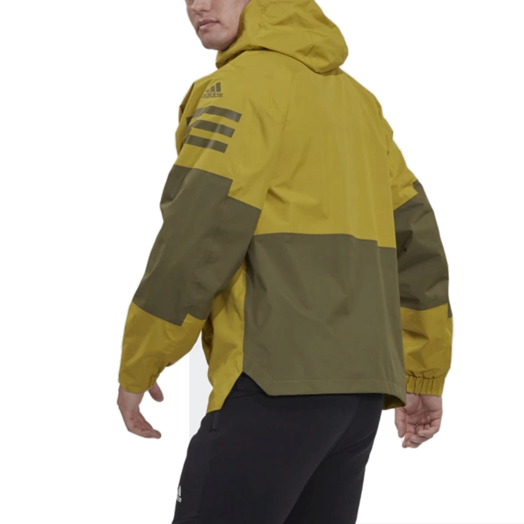 adidas Utilitas RAIN.RDY Anorak Jacket 'Green' HD8913