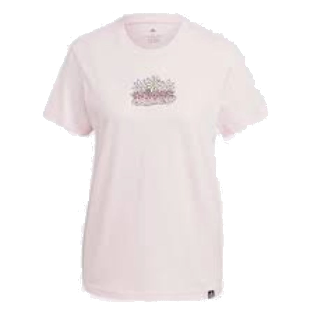 (WMNS) adidas Doodle T-Shirt Asia Sizing 'Pink' IJ7315