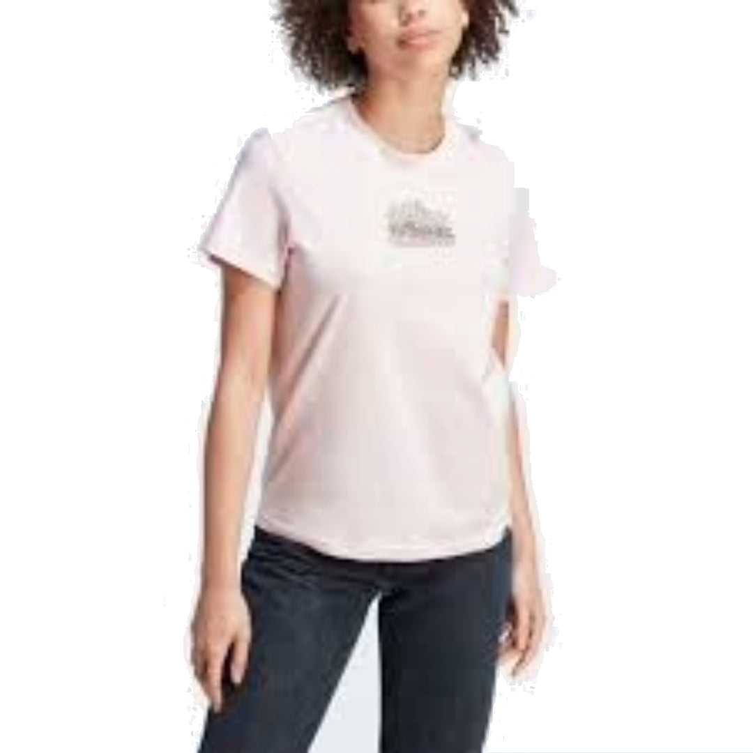 (WMNS) adidas Doodle T-Shirt Asia Sizing 'Pink' IJ7315