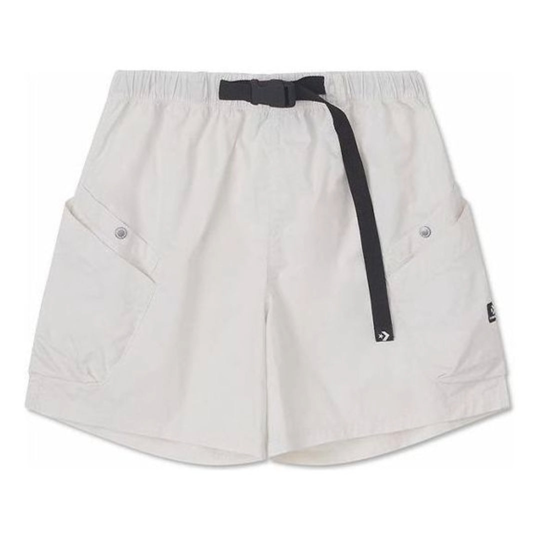 (WMNS) Converse Woven Utility Shorts Asia Sizing 'Grey' 10026395-A01