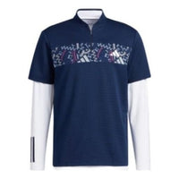 adidas Authentic Polo Shirt 'Navy White' HT6842