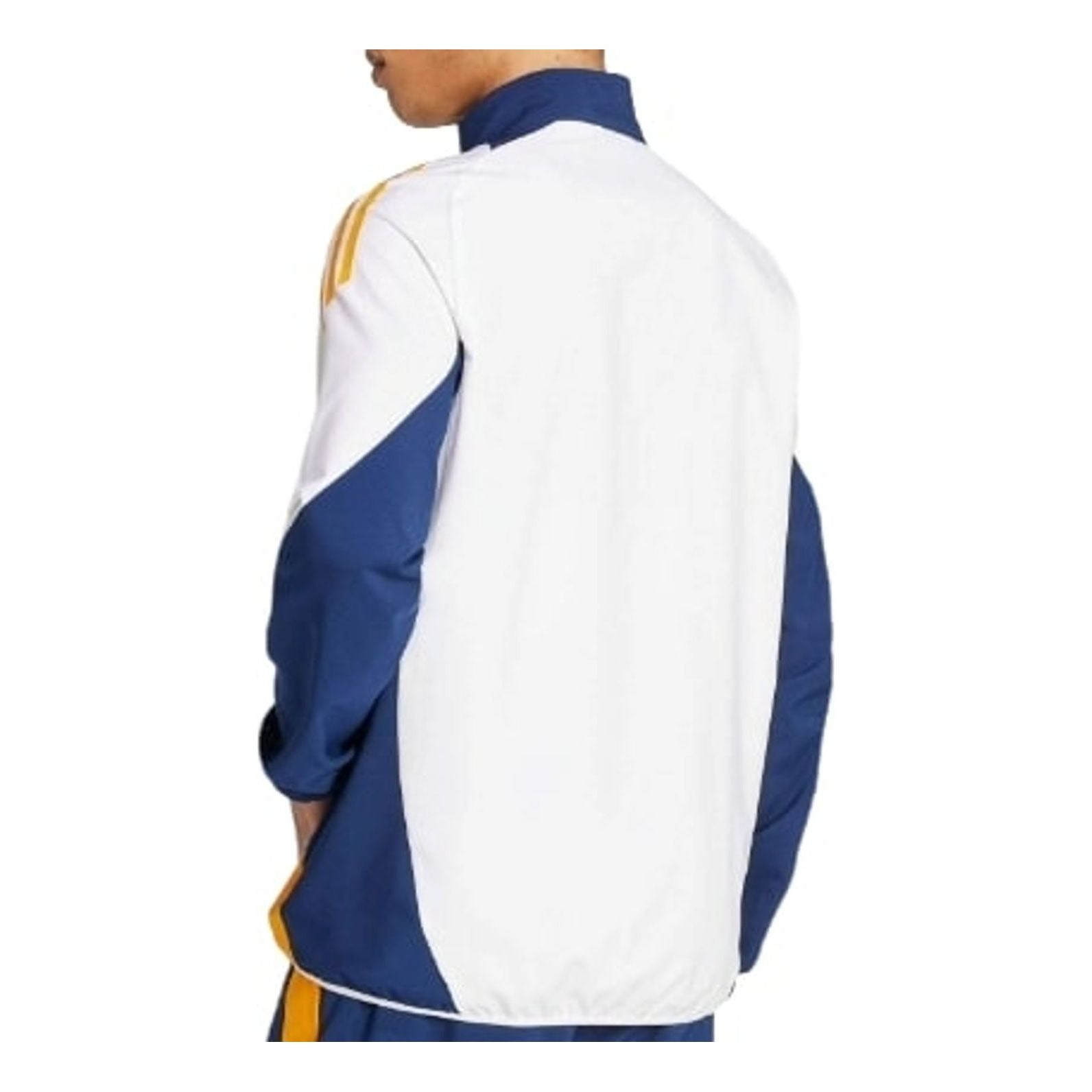 adidas Real Madrid Tiro 24 Competition Presentation Track Top Asia Sizing 'White Yellow Blue' IT5148