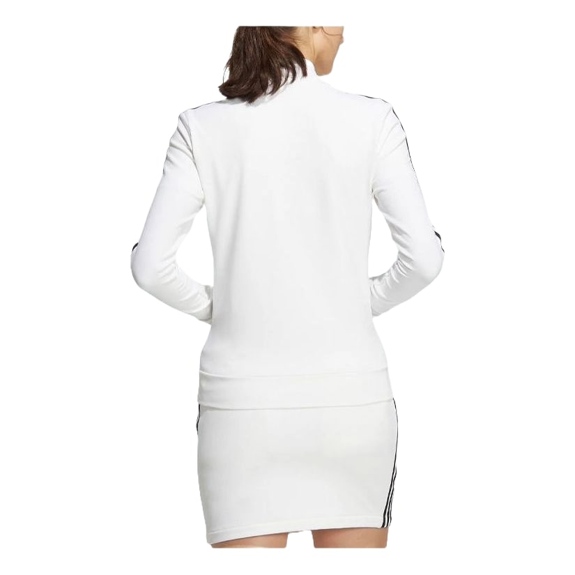 (WMNS) adidas 3-Stripe Jacket Asia Sizing 'White Black' HA0214