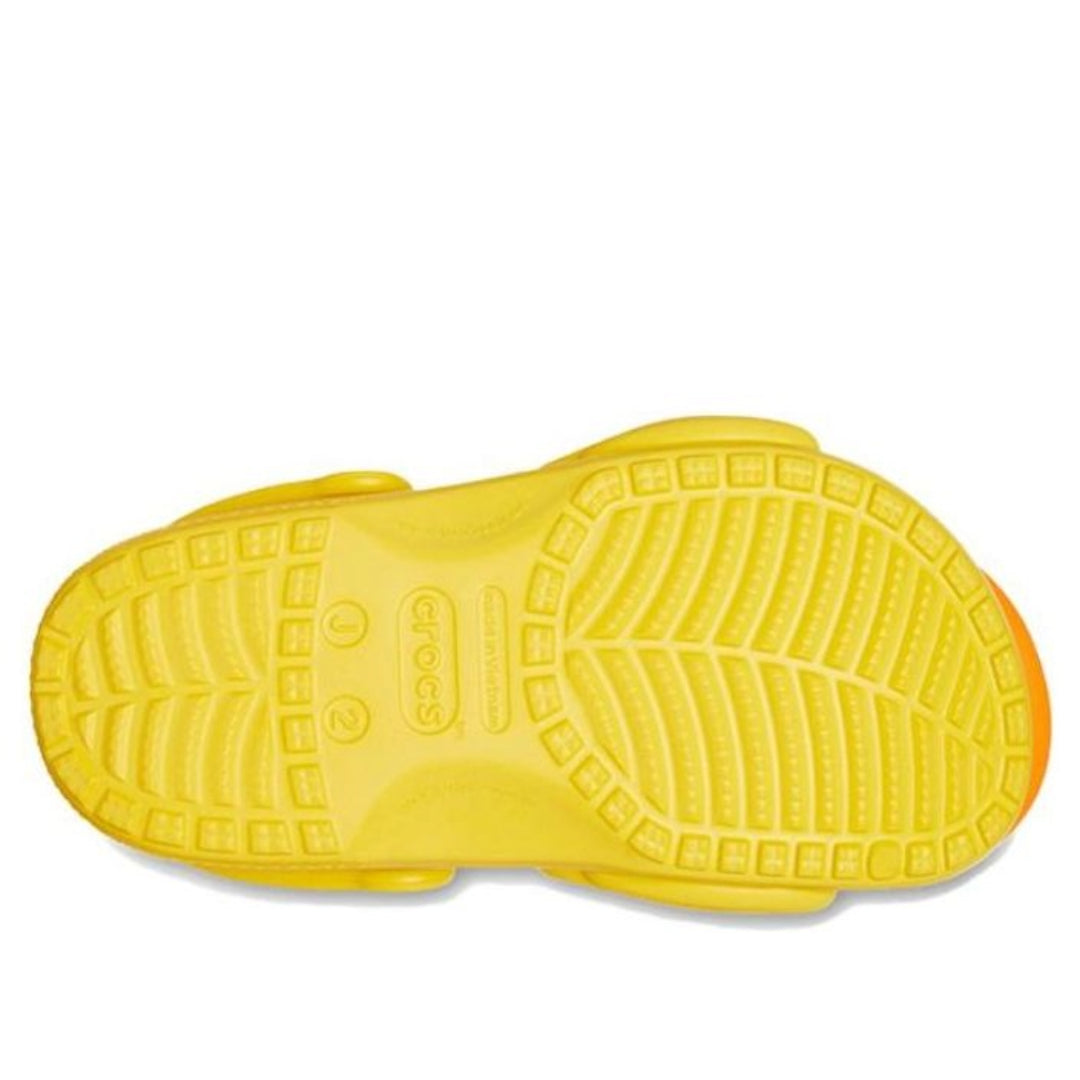 (GS) Crocs Classic Duck Clags 'Yellow Orange' 210193-75Y