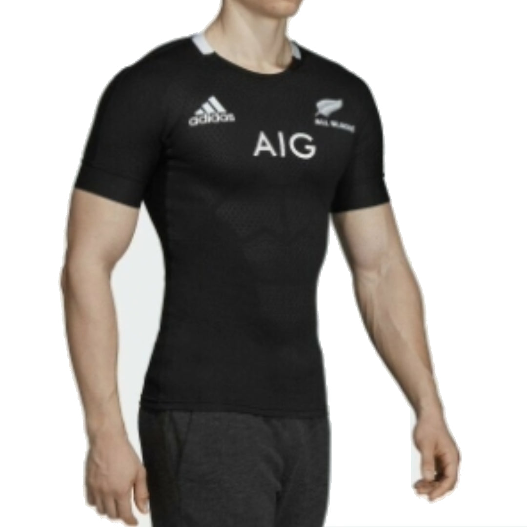 adidas All Blacks Home Performance Jersey 'Black White' CW3130