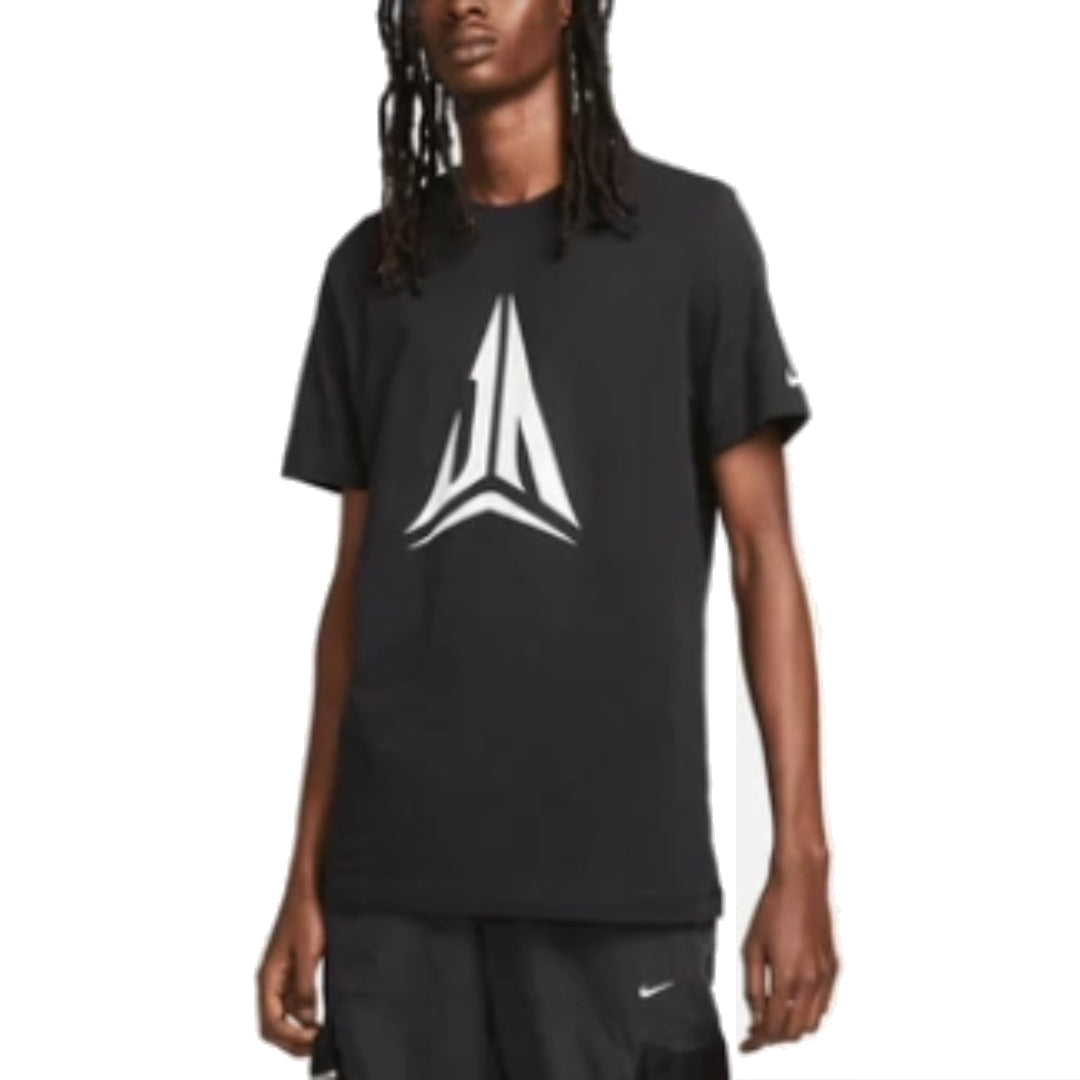 Nike JA Morant Mens Short Sleeve T-Shirt 'Black White' FD0056-010