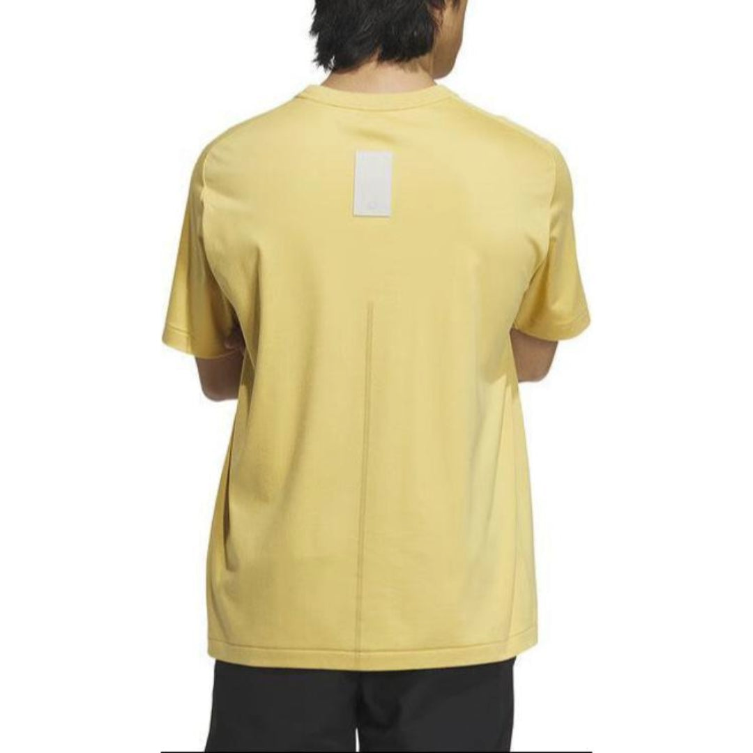 adidas Casual Pullover Sports T-Shirt Asia Sizing 'Yellow' IX4272