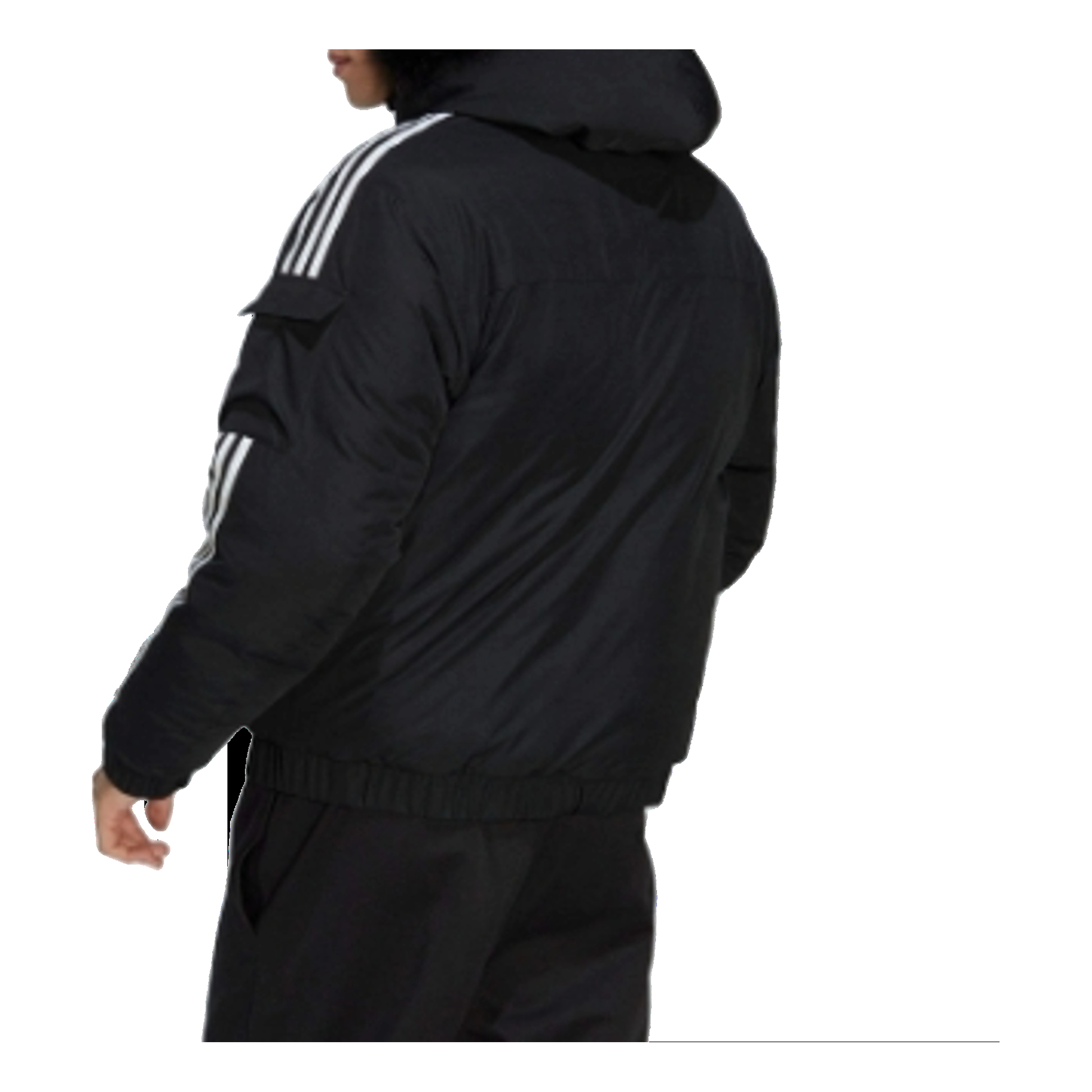 adidas Winter Originals Bomber Jacket Asia Sizing 'Black White' HR4435