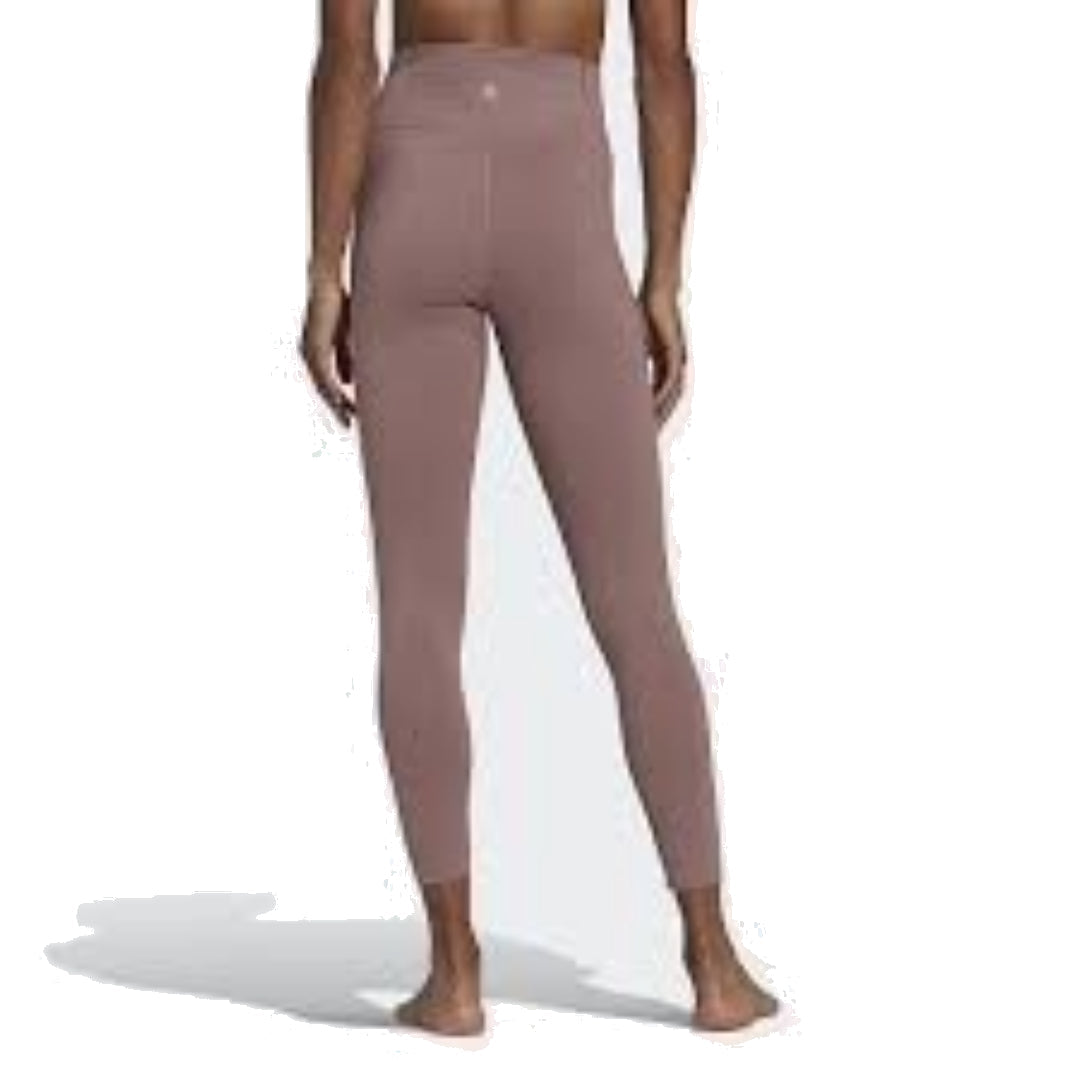 (WMNS) adidas Yoga Luxe Studio Extra High Cut 7/8 Tights 'Pink Asia Sizing HK6602