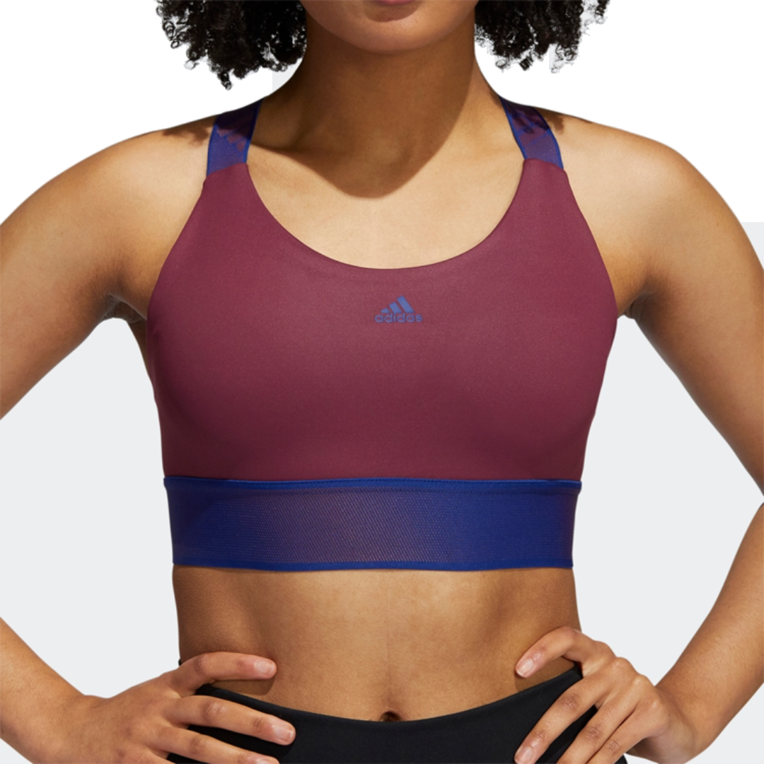 (WMNS) adidas Believe This Medium-Support Workout Bra Asia Sizing 'Copper Blue' GR8080