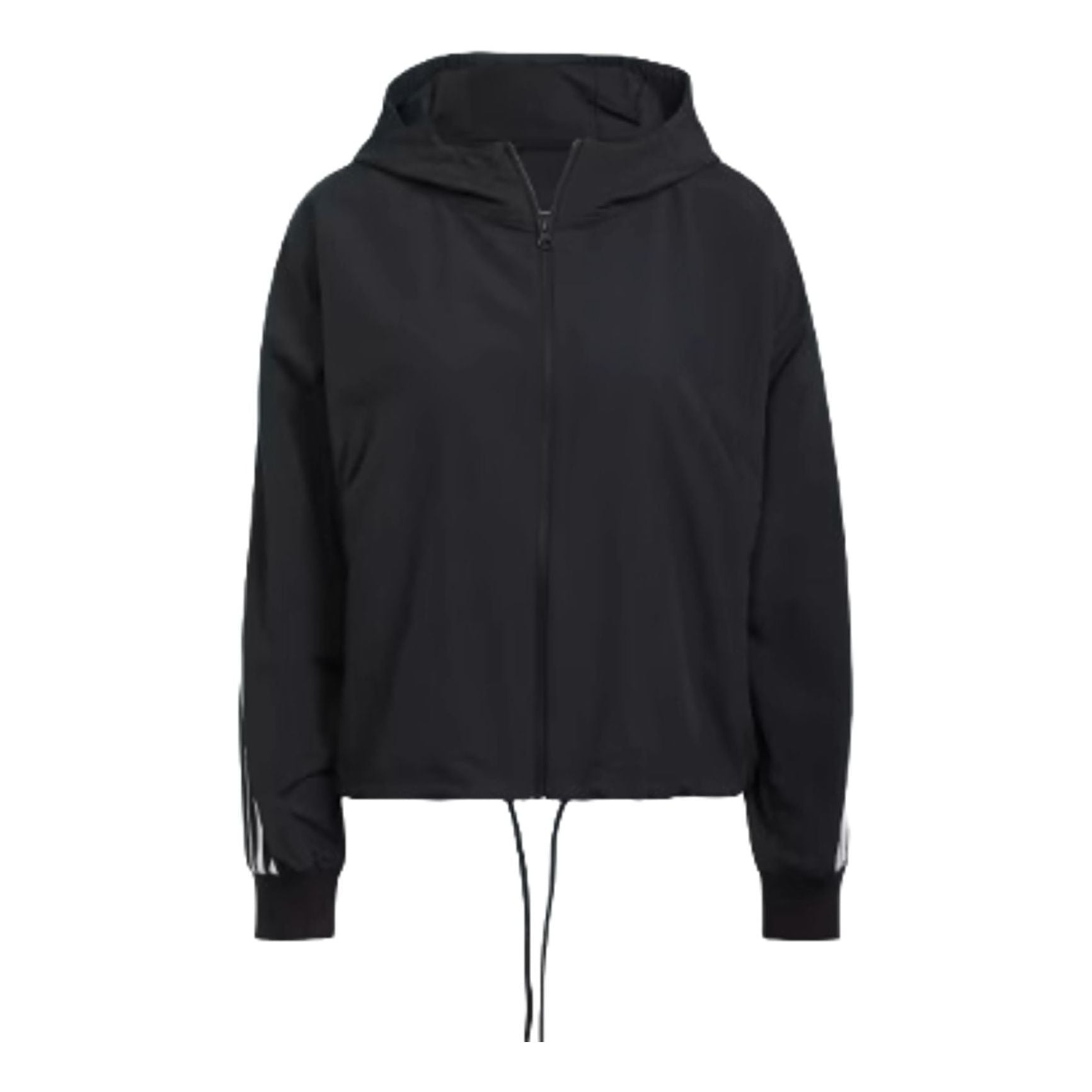 (WMNS) adidas Sportswear Future Icons Woven Windbreaker Asia Sizing 'Black' HA8435