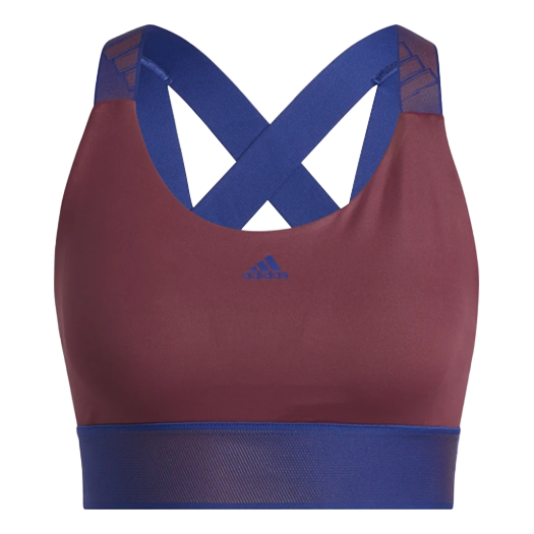 (WMNS) adidas Believe This Medium-Support Workout Bra Asia Sizing 'Copper Blue' GR8080