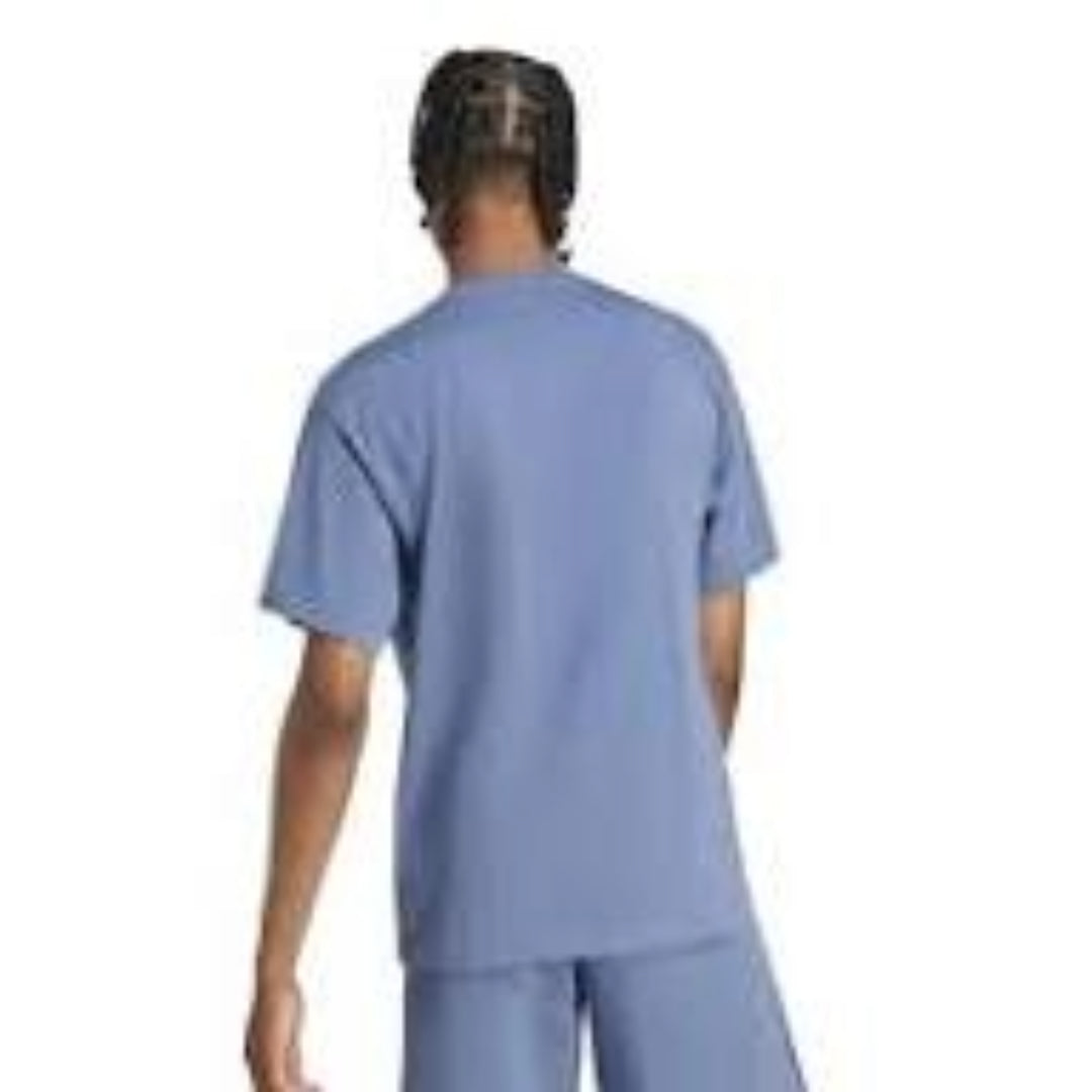 adidas ALL SZN 3-Stripes Garment Wash T-Shirt Asia Sizing 'Blue' IR5199