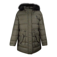 (WMNS) Converse Long Down Jacket Asia Sizing 'Green' 10007727-A01