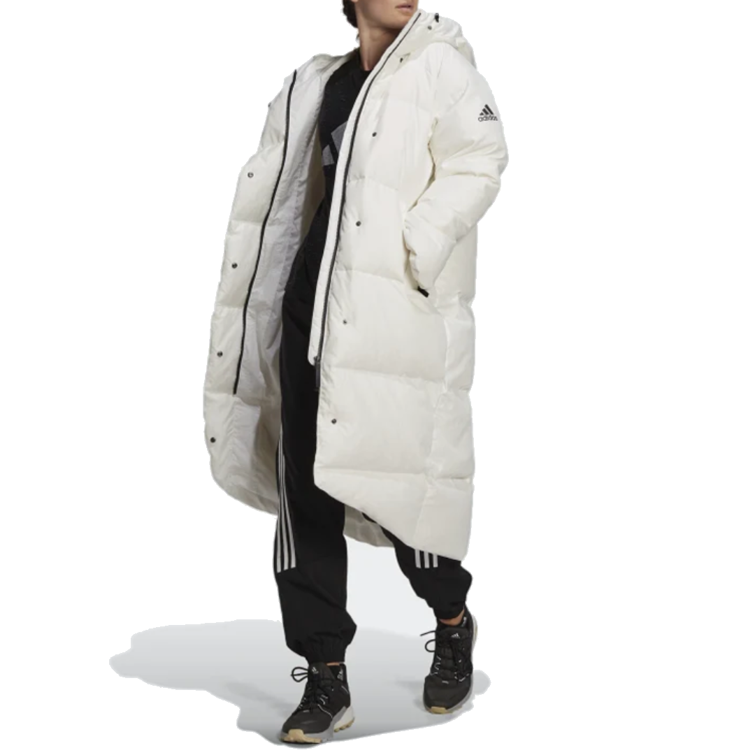 (WMNS) adidas Performance Big Baffle Down Coat Asia Sizing 'Black' GT6539