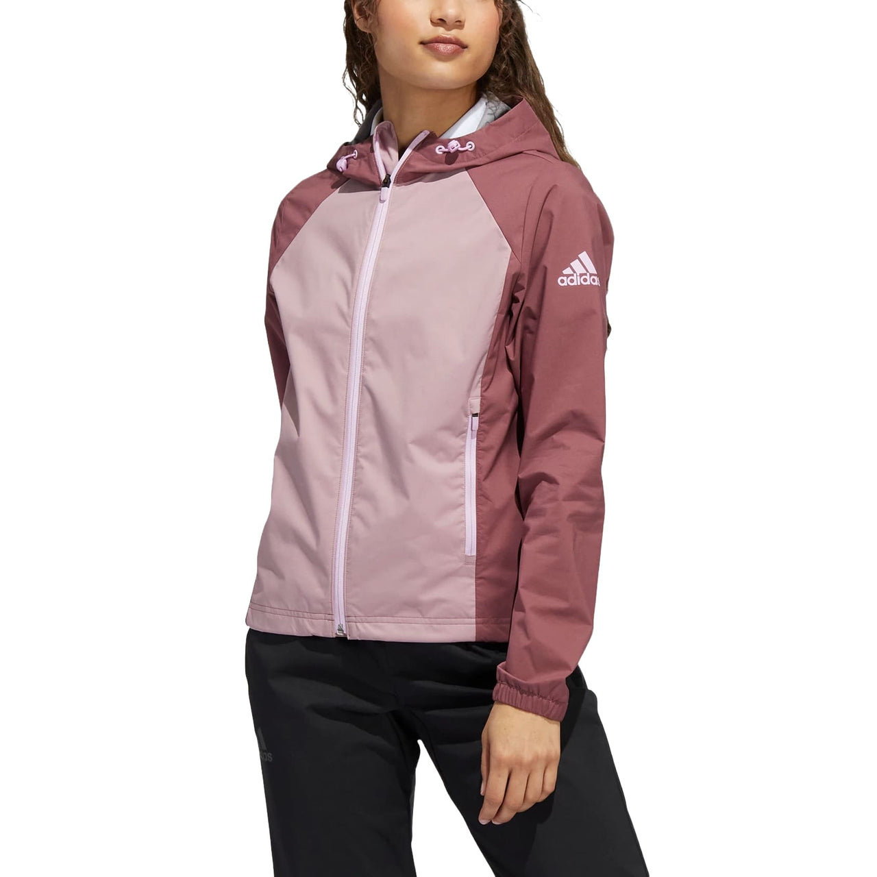 (WMNS) adidas Provisional Jacket Asia Sizing 'Burgundy' HG6998
