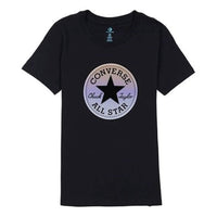 (WMNS) Converse T-Shirt All Star T-Shirt Asia Sizing 'Black White' 10018921-A01