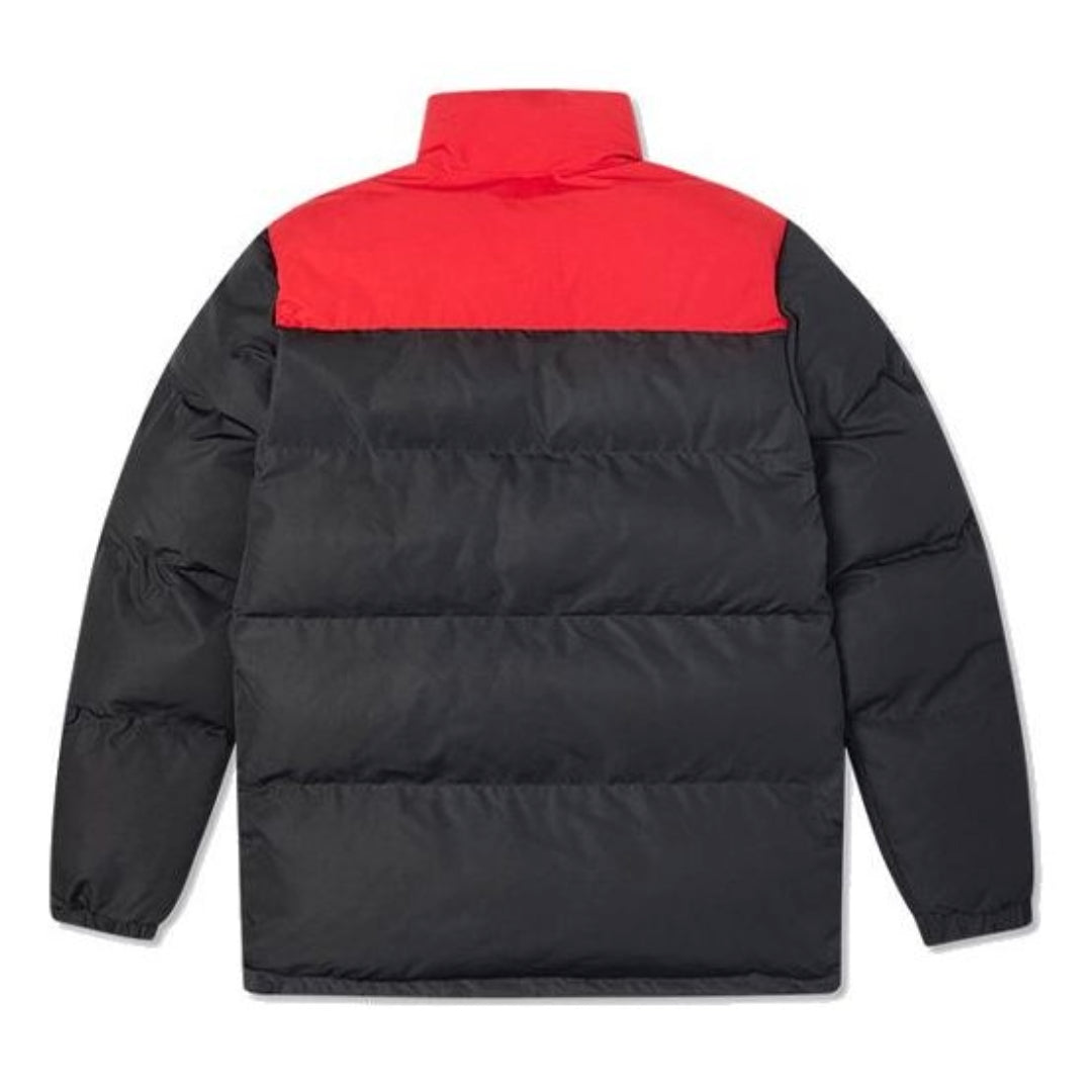 Converse Colorblock Down Jacket Asia Sizing 'Black Red' 10020541-A01