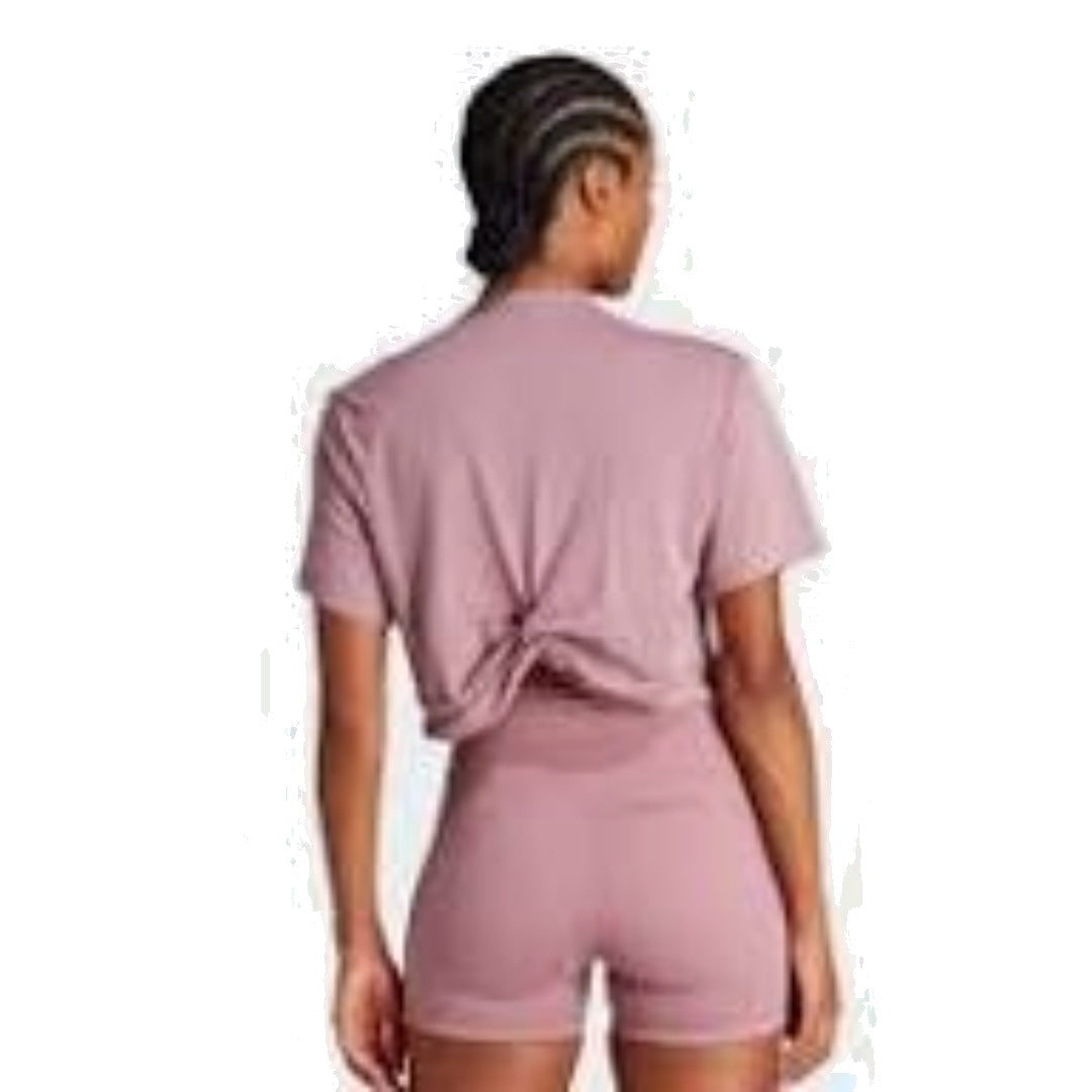 (WMNS) adidas Studio T-Shirt Asia Sizing 'Pink' IL3973