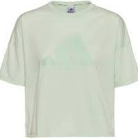 (WMNS) adidas Train Icons 3 BAR T-Shirt 'Teal Asia Sizing HK6963