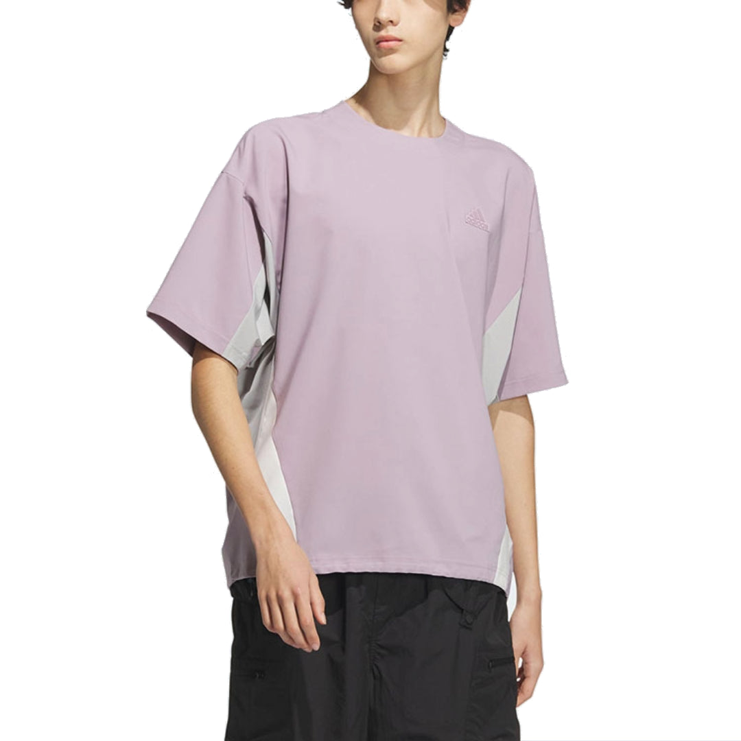 adidas Future Style Woven T-Shirt Asia Sizing 'Purple' JI9868