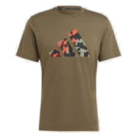 adidas Train Essentials Seasonal Logo Training T-Shirt Asia Sizing 'Olive Green' IB8257