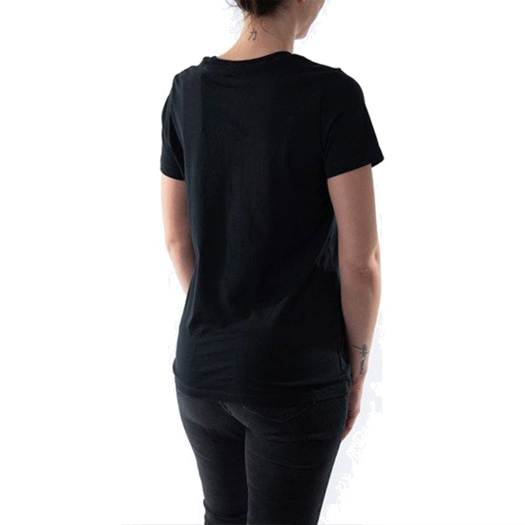 (WMNS) Converse T-Shirt All Star T-Shirt Asia Sizing 'Black White' 10018921-A01