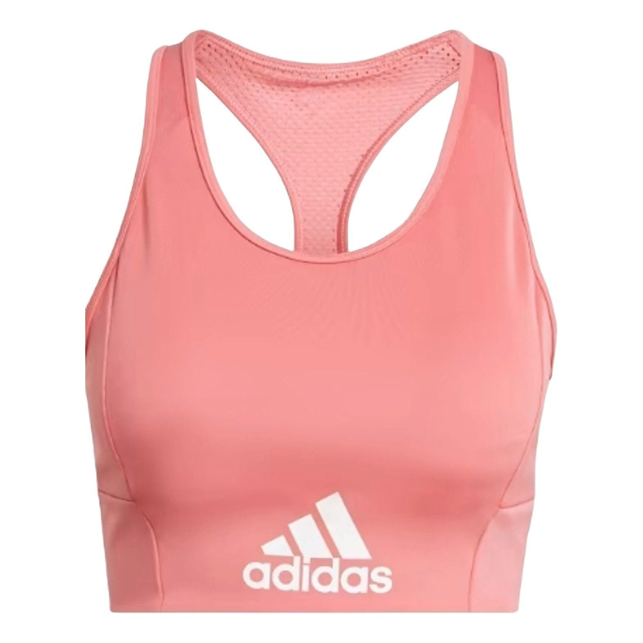 (WMNS) adidas AEROREADY Designed 2 Move Logo Padded Sports Bra Asia Sizing 'Pink White' GL3835