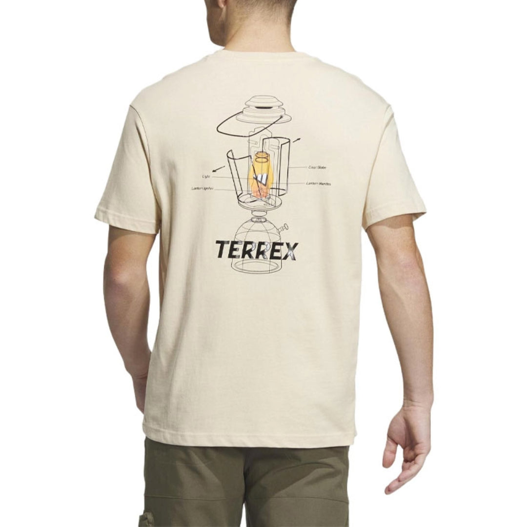 adidas Graphic T-Shirt Asia Sizing 'Beige' IB8694