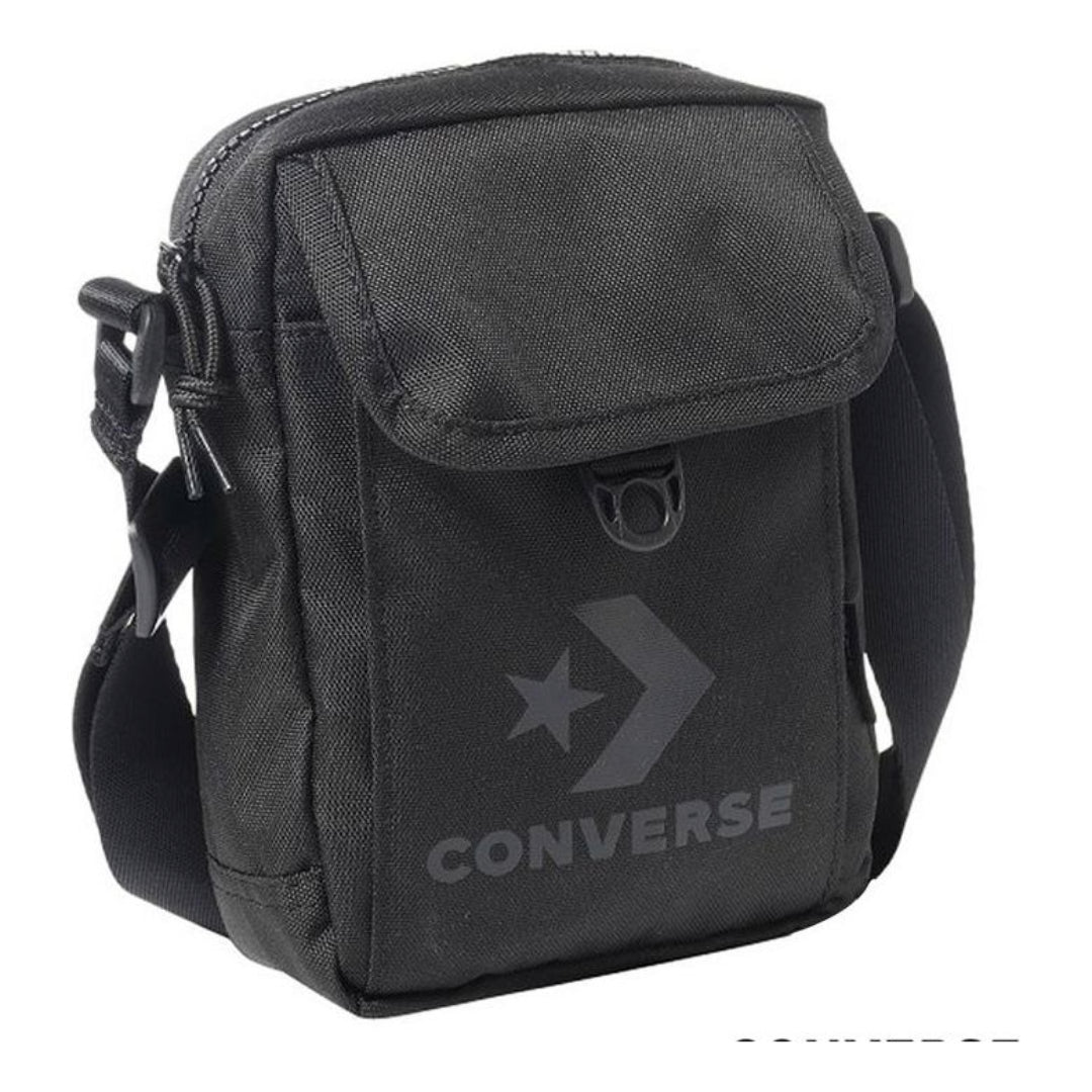 Converse Poly Color Cross Body Shoulder Bag 'Black' 10008299-A01