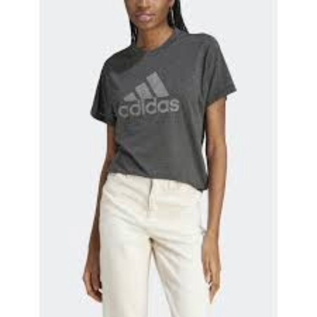 (WMNS) adidas Future Icons Winners 3.0 T-Shirt Asia Sizing 'Black' IM2423